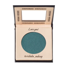 Акція на Компактні тіні для повік ViSTUDIO Galaxy Compact Eyeshadow Pine Green, 6 г від Eva