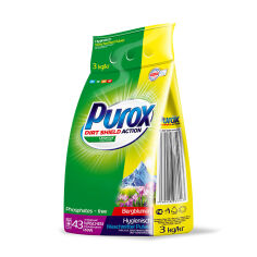 Акція на Пральний порошок Purox Universal, 43 цикли прання, 3 кг від Eva