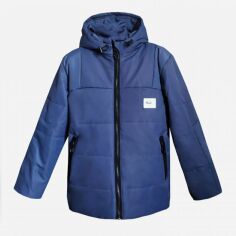 Акция на Дитяча демісезонна куртка для хлопчика Одягайко 22870 128 см Синя от Rozetka