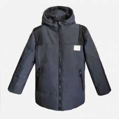 Акция на Дитяча демісезонна куртка для хлопчика Одягайко 22870 128 см Темно-сіра от Rozetka