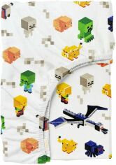 Акція на Простирадло на гумці Cosas Дитяче Minecraftcolor 60х120х12 см від Rozetka