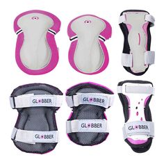 Акція на Захисний комплект для дітей GLOBBER рожевий до 25 кг (540-110) від Будинок іграшок