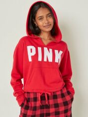 Акція на Худі жіноче Victoria's Secret 499147438 XL Червоне від Rozetka