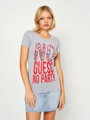 Акция на Футболка довга жіноча Guess 9716.20 S (42) Сіра от Rozetka