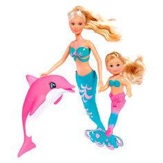Акція на Ігровий набір Steffi & Evi Подруги-русалоньки (5733336) від Будинок іграшок