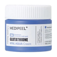 Акция на Гіалуроновий крем для обличчя Medi-Peel Glutathione Hyal Aqua Cream з глутатіоном, 50 мл от Eva