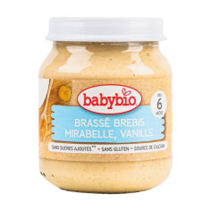 Акція на Дитячий десерт Babybio з овечого молока, зі сливою та ваніллю, від 6 місяців, 130 г від Eva