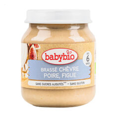 Акція на Дитячий десерт Babybio з козячого молока, з грушею та інжиром, від 6 місяців, 130 г від Eva