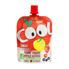 Акція на Дитячий напій Vitabio Cool Fruits з яблуком, полуницею та чорницею, 90 г від Eva