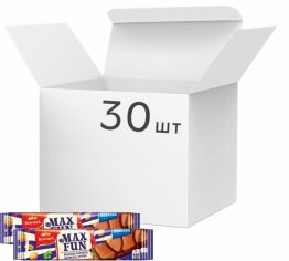 Акция на Упаковка молочних батончиків Корона з мармеладом, печивом і карамеллю 38 г х 30 шт от Rozetka