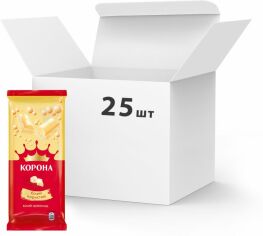 Акція на Упаковка шоколаду Корона білого пористого 80 г х 25 шт. від Rozetka