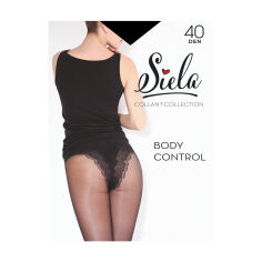 Акція на Колготки жіночі Siela Body Control 40 DEN, Nero, розмір 2 від Eva