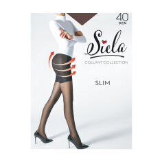 Акція на Колготки жіночі Siela Slim з шортиками, 40 DEN, Tabaco, розмір 2 від Eva