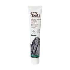 Акція на Відбілювальна зубна паста Ecodenta Certified Organic Charcoal Whitening Toothpaste з деревним вугіллям, 75 мл від Eva