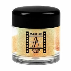 Акція на Розсипчаста перламутрова пудра для повік Make-Up Atelier Paris Pearl Powder PP43 Reflecks Green Gold, 4 г від Eva
