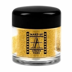 Акція на Ультрарозсипчаста перламутрова пудра для повік Make-Up Atelier Paris Ultra Pearl Powder PPU35 Gold, 4 г від Eva