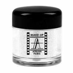 Акция на Розсипчаста перламутрова пудра для повік Make-Up Atelier Paris Pearl Powder PP01 White, 4 г от Eva