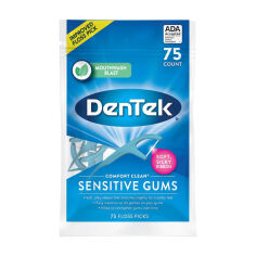 Акция на Зубочистка з зубною ниткою DenTek Комфортне очищення, 75 шт от Eva