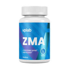 Акція на Дієтична добавка в капсулах VPLab ZMA Цинк, магній та вітамін B6, 90 шт від Eva