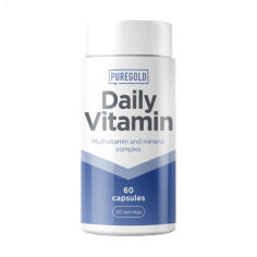Акція на Дієтична добавка вітаміни в капсулах Pure Gold Daily Vitamin, 60 шт від Eva