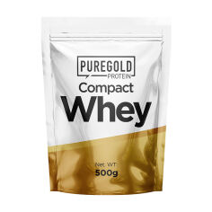 Акция на Дієтична добавка протеїн в порошку Pure Gold Protein Compact Whey Chocolate Hazelnut, 500 г от Eva