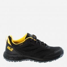 Акція на Дитячі трекінгові кросівки для хлопчика Jack Wolfskin Woodland Texapore Low K 4042162_6055 30 Чорні від Rozetka
