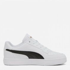 Акція на Чоловічі кеди низькі Puma Caven 2.0 39229003 40.5 (7UK) 26 см Puma White-Puma Black-Gold від Rozetka