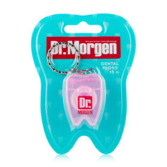 Акция на Зубна нитка Dr. Morgen Dental Floss Mini для щоденного догляду, рожевий прозорий, 15 м от Eva