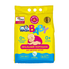 Акция на Пральний порошок Doctor Wash Baby для дитячої білизни, з нейтральним ароматом, 2.4 кг от Eva