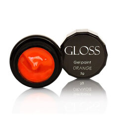 Акция на Гель-фарба для нігтів Gloss Gel Paint, Orange, 3 г от Eva