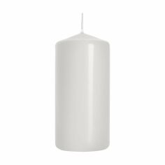 Акція на Циліндрична свічка Bispol біла, 10 см (50/100-090) від Eva