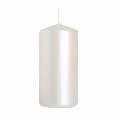 Акція на Циліндрична свічка Bispol біла, 10 см (50/100-190) від Eva