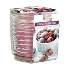 Акция на Ароматична свічка Bispol Scented Candle Frozen Berries, 130 г (snw80-1-314) от Eva