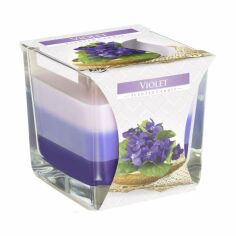 Акція на Ароматична свічка Bispol Scented Candle Violet, 170 г (snk80-131) від Eva