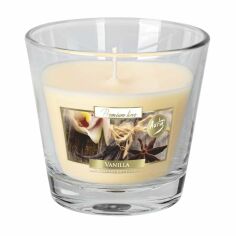 Акція на Ароматична свічка Bispol Scented Candle Vanilla, 140 г (sn90-67) від Eva