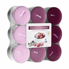 Акция на Ароматична свічка Bispol Scented Candle Frozen Berries, 18 шт (p15-314 s18) от Eva