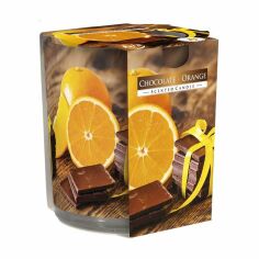 Акція на Ароматична свічка Bispol Scented Candle Chocolate-Orange, 100 г (sn72S-54) від Eva