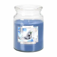 Акція на Ароматична свічка Bispol Scented Candle Anti Tobacco, 500 г (snd99-69) від Eva