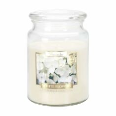 Акция на Ароматична свічка Bispol Scented Candle White Flowers, 500 г (snd99-179) от Eva