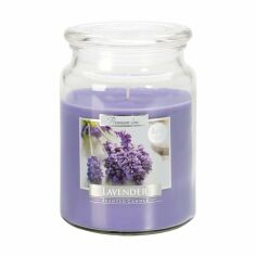 Акція на Ароматична свічка Bispol Scented Candle Lavender, 500 г (snd99-79) від Eva