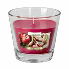 Акція на Ароматична свічка Bispol Scented Candle Apple-Cinnamon, 140 г (sn90-87) від Eva