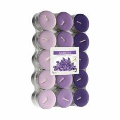 Акція на Ароматична свічка Bispol Scented Candle Lavender, 30 шт (p15-79 a30) від Eva