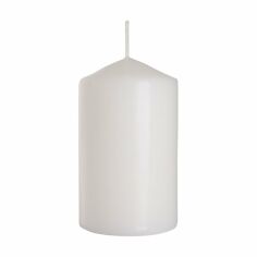 Акція на Циліндрична свічка Bispol біла, 10 см (60/100-090) від Eva