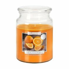 Акция на Ароматична свічка Bispol Scented Candle Orange, 500 г (snd99-63) от Eva