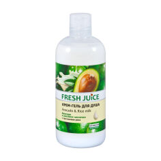 Акція на Крем-гель для душу Fresh Juice Avocado & Rice Milk, 500 мл від Eva