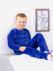 Акция на Піжама утеплена дитяча (світшот + штани) Носі Своє 6079-034-4 122 см Індиго (p-5455-128279) от Rozetka