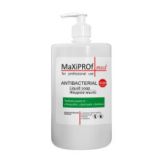 Акція на Антибактеріальне рідке мило MaXiPROF Antibacterial Liquid Soap з ароматом чайного дерева, 1 л від Eva