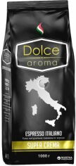 Акция на Кава в зернах Dolce Aroma Super Crema 1 кг от Rozetka