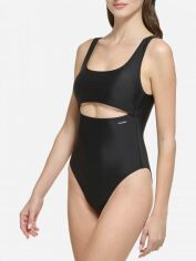 Акція на Суцільний купальник жіночий Calvin Klein Underwear 744436619 L Чорний від Rozetka