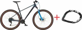 Акция на Велосипед KTM CHICAGO 291 29" рама S/38 2022 Сірий  + Велосипедні шкарпетки в подарунок от Rozetka
